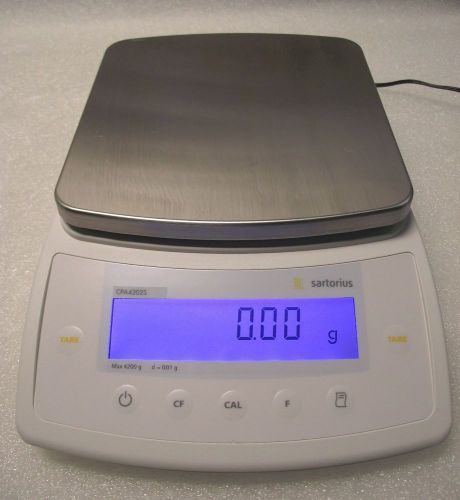 Mint!!! sartorius cpa 4202s precision balance - 4200g max. d= 0.01g  6 mo. wrnty for sale