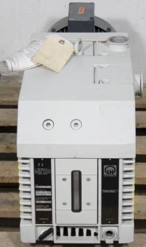 Leybold TRIVAC D65BCS Rotary Vane Vacuum Pump Cat: 91398-2 D65B 65 cfm