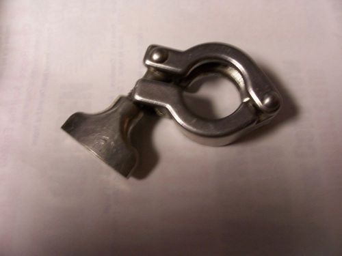 LAB CLAMP-- SANITARY--STAINLESS STEEL--FITS 3/4&#034; INSIDE DIAMETER TUBE--