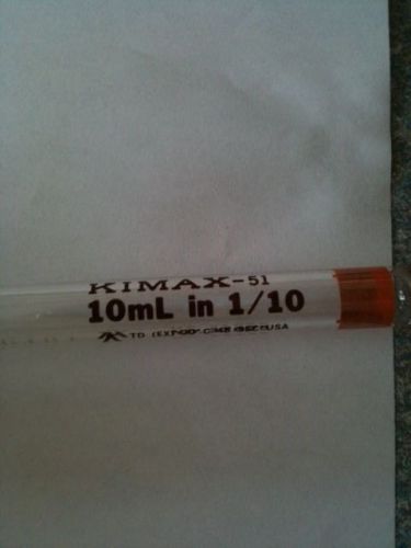 Kimax 10.0 mL Volumetric Glass Pipette