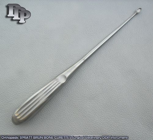 Orthopedic SPRATT BRUN BONE CURETTES 4/ 9&#034; Surgical DDP Instruments