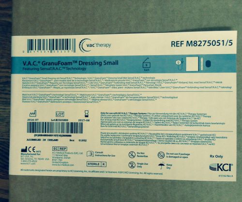 KCI Wound Vac Granufoam Dressing Small. 5 in the box.