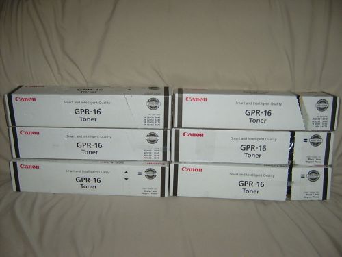 6 Genuine Canon GPR-16 toner iR3035 3045 3235 3245 3530 3570 4530 4570