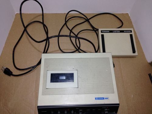 Lanier lct-3d cassette transcriber with lx-017-5 foot control for sale