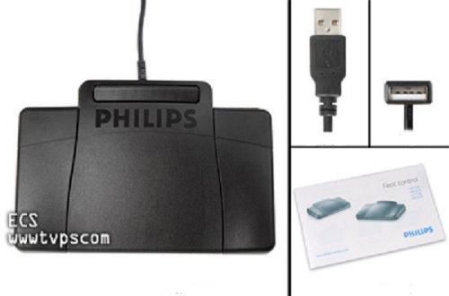 Philips LFH2330 2330 USB Foot Pedal for PC Transcribing