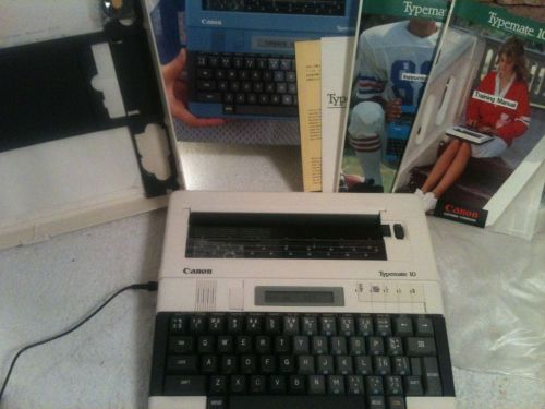 Canon Typewriter Typemate 10 Electronic Personal Typewriter Electric Portable