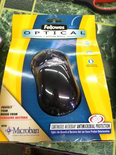 Fellowes Mfg. Co. 5 Button Microban Optical Mouse