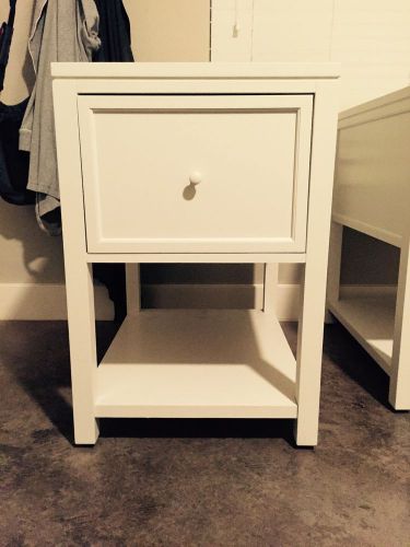 White File Cabinet Martha Stewart Line. Needs minor repair - GREAT DEAL