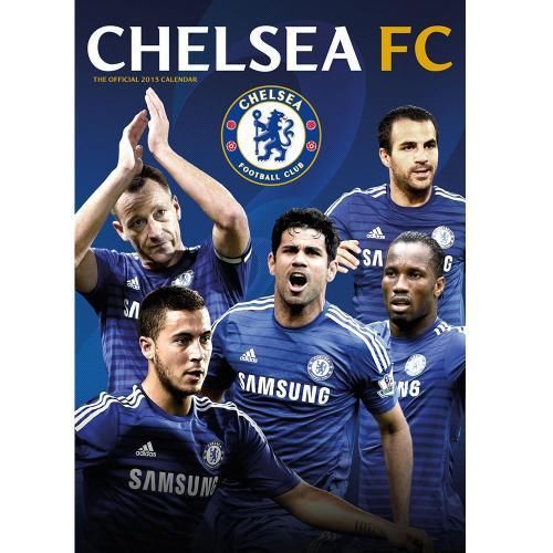 NEW OFFICIAL CHELSEA FOOTBALL CLUB 2015 WALL CALENDAR