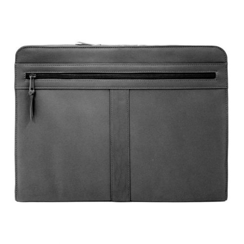 Royce Leather Executive Zip Around Padfolio - Black