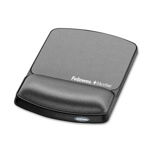 FELLOWES 9175101 GEL WRISTREST/MOUSEPAD MICROBAN