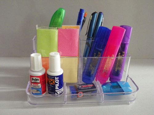 DESK TOP ORGANIZER  PENCIL PEN HOLDER OFFICE SCHOOL HOME KIDS