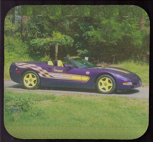 CORVETTE 1998 Indy 500 Pace Car Edition Heavy Rubber Backed Mousepad #1049