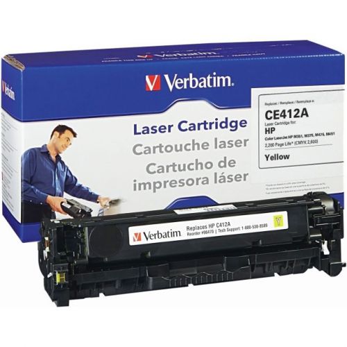 VERBATIM CORPORATION 98470 HP CE412A YELLOW TONER CRTG