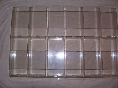 Acrylic Plastic Large 12 Pamphlet Brochure Dispense Jewelry Wall  Display Rack