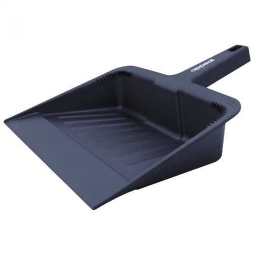 Appeal Dust Pan 12In Plastic Black Heavy Duty 881751 National Brand Alternative