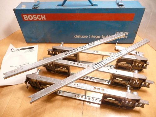 Bosch deluxe hinge butt template 83038 with metal box for sale