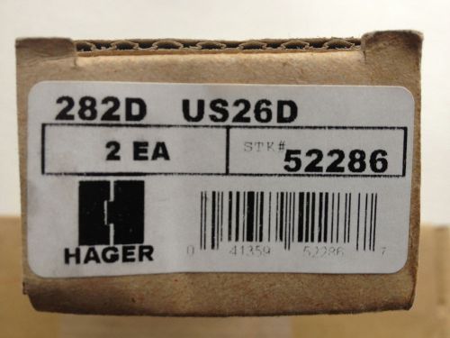 Hager Flush Bolt Set 282D US26D