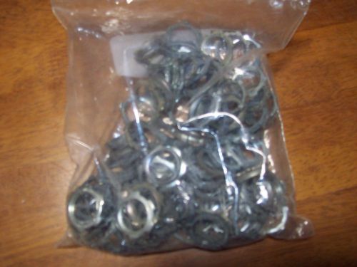 LOT OF 100 1/2 INCH CONDUIT LOCKNUTS