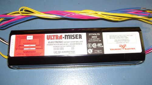 ULTRA-MISER ELECTRONIC INSTANT START BALLAST 277v for 2 F40T12, F30T12, F40T10..