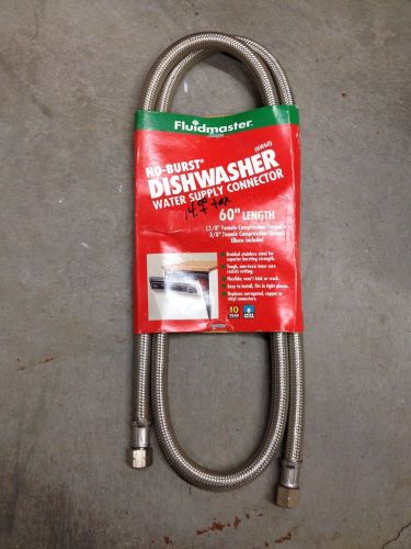 Fluidmaster B6W60 Stainless Steel Dishwasher Supply Line