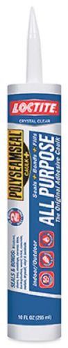 Loctite Polyseamseal, 10 OZ, Clear, All Purpose Adhesive Caulk, 1700176