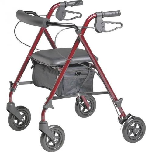 ROLLATOR BURGUNDY MEDLINE Home First Aid/Medical Aids MDS86825SLR 080196297071