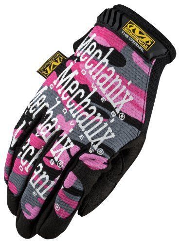 Mechanix Wear Women&#039;s Glove Pink Camo Medium Mechanic Garage Car Bike Auto