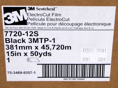 ^^3m scotchcal electro cut marking  - black 15&#034;x50yds -  (#7) for sale