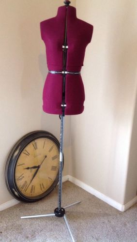 Vntg Adjustoform Adjustable Tailors Mannequin Dress Form Sewing Dressmaker Stand
