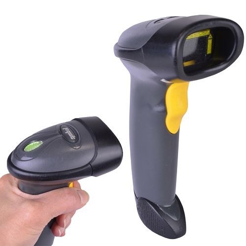 Black Symbol LS2208 Handheld USB Laser Barcode Scanner comes with 6 FT USB cable