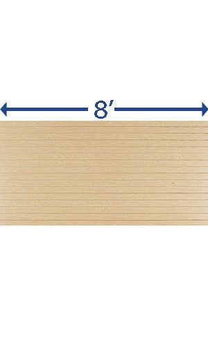 (10) economy slatwall  4&#039; x 8&#039; slatwall new paint grade, white or maple for sale