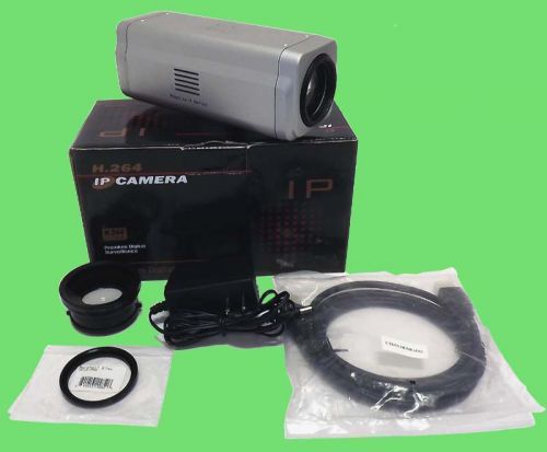 NEW Marshall VS-541-HDI IP Box Camera 2-MP 1080P W/ Wide Angle Lens Adapter