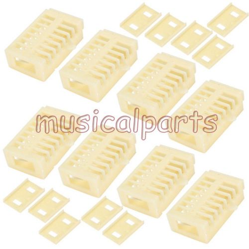10pcs cream white plastic beekeeping tool removable queen cage match-box for sale