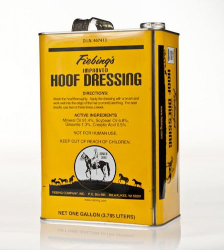 Fiebings Hoof Dressing 1gal Treat Split Hooves Quater Qracks Corns Restore Heels