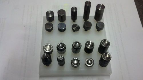 20pcs Cupped and Flush Rivet Die Sets for Pneumatic Rivet Squeezer