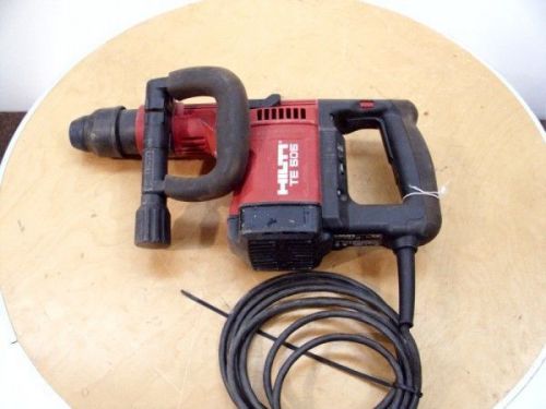 USED Hilti TE 505 Concrete Breaker Demolition Hammer Spline Electric Commercial