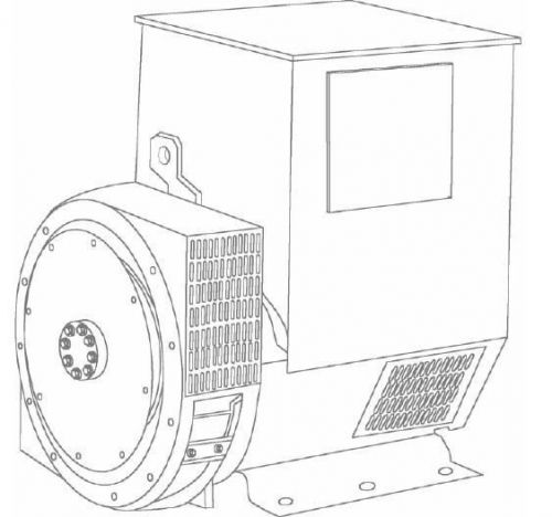 # 4542 stamford newage model ucdi224f1l generator end for sale