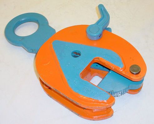 IP CROSBY MAT90108 IP10 PLATE CLAMP 4.5 TON VERTICAL LIFTING CLAMP 1.56&#034; JAW CAP