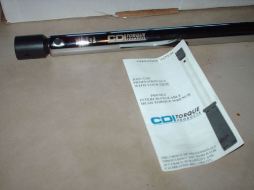 100T-I CDI Preset Interchangeable Head Torque Wrench, 30-150 FT. LB., 41-203.