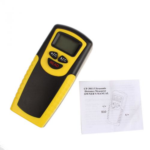 New 18m Ultrasonic Tape Distance Measurer Meter LCD Display Rangefinder Vogue