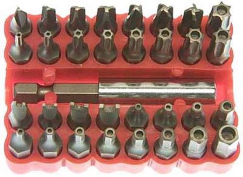 New Eclipse 800-048 1/4 inch Hex Drive Tamper Proof Security Bit Set