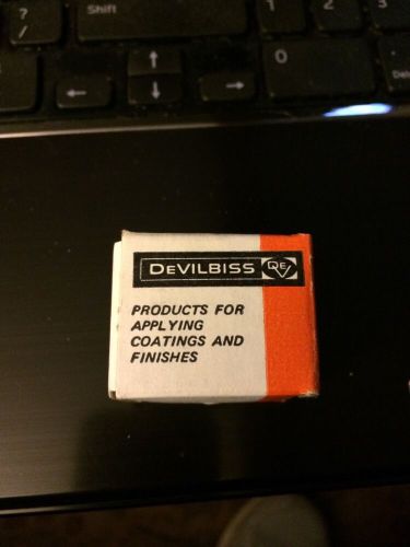 Devilbiss NOS Fluid Tip And Copper Gasket # AV-601-EX