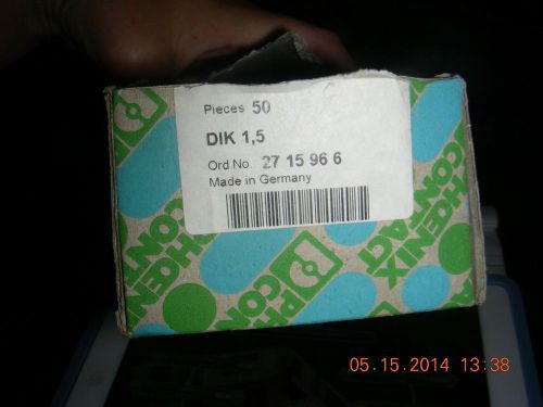 PHEONIX CONTACT TERMINAL BLOCK DIK1,5 2715966