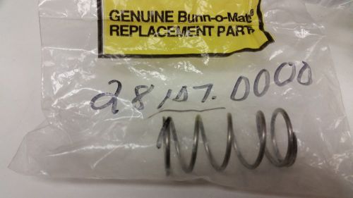 Bunn Compression Spring NEW 28107.0000 CDS-2 CDS-3