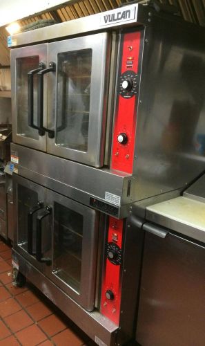 vulcan double deck convection oven