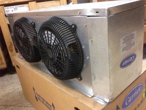 New Carrier 9,200 Btu Electric Defrost Low Profile Evaporator 2 Fan 208/230V 1Ph