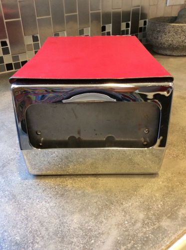 Kimberly Clark Metal Napkin Dispenser In Red