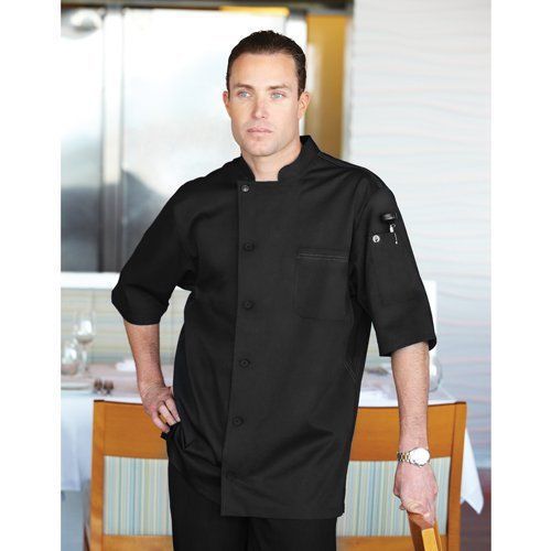 Chef works vsss-bbk-xl valais v-series chef coat for sale