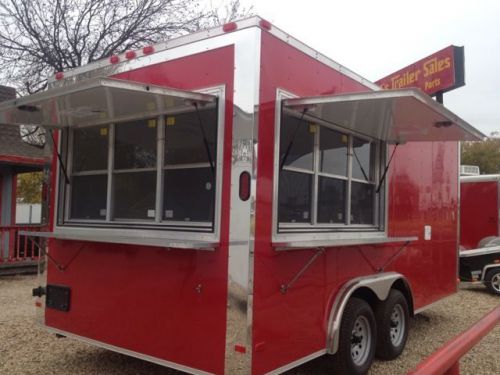 Enclosed Trailer Concession Trailer 8x16 Cargo food concession trailer waco tx